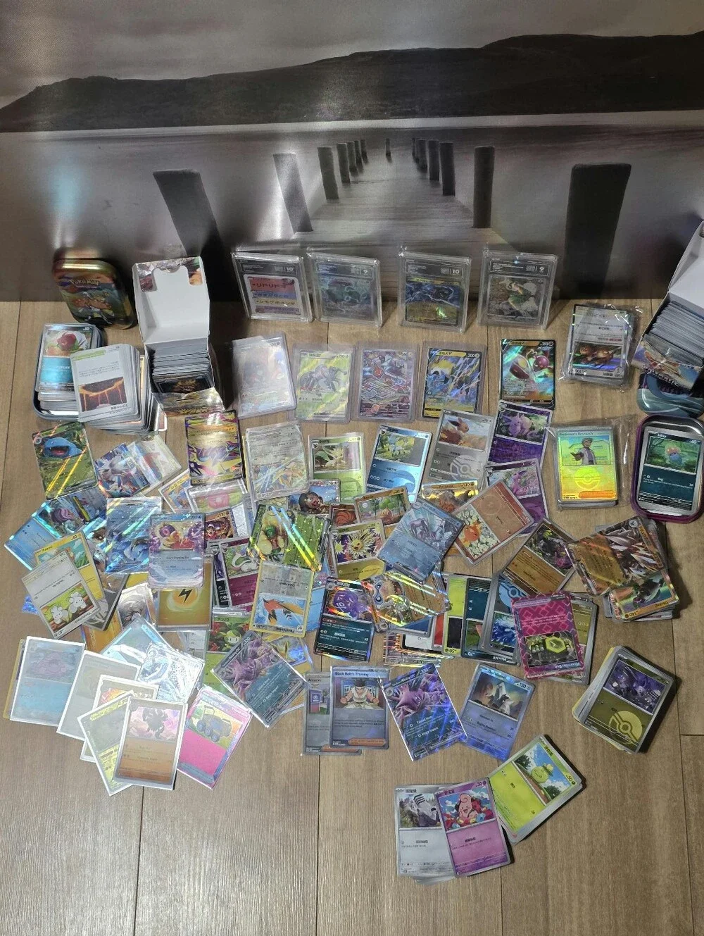 Collectible Trading Card Lot - Assorted And Some Graded Pokemon